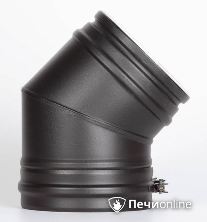 Колено 45° Schiedel Отвод 45° д.150 PM25 (Черный) Permetr в Томске