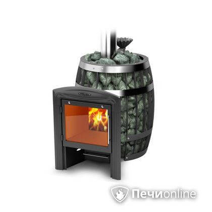 Дровяная банная печь TMF Саяны II Carbon Витра ЗК в Томске