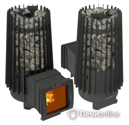 Дровяная печь-каменка GrillD Cometa Vega 180 window long Max в Томске