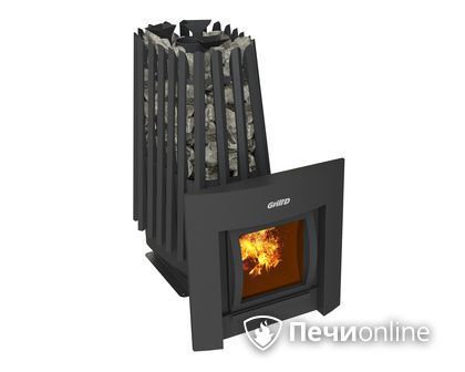 Дровяная печь-каменка GrillD Cometa Vega 350 window Max в Томске