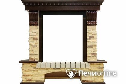 Портал для электрокамина Royal Flame Pierre Luxe угловой сланец под классический очаг в Томске