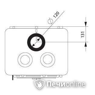 Отопительно-варочная печь Ferguss Magma cook side door в Томске