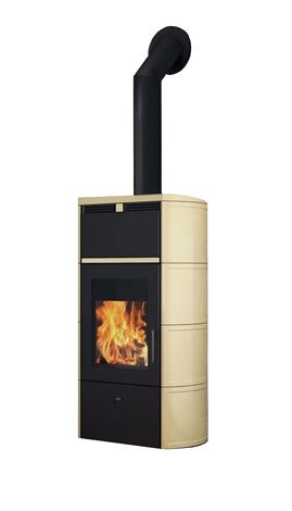 Печь-камин Edilkamin Flamma 24 kw V.A. Pergamena с Т/О в Томске