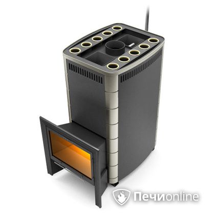 Дровяная банная печь TMF Гекла Inox БСЭ ЗК антрацит НВ в Томске
