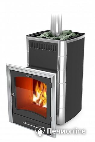Дровяная банная печь TMF Калина II Inox БСЭ антрацит НВ ПРН в Томске