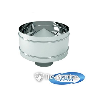 Дымоход УМК Оголовок с дефлектором D150х210 Н+Оц 0.5мм 0.5мм по воде в Томске