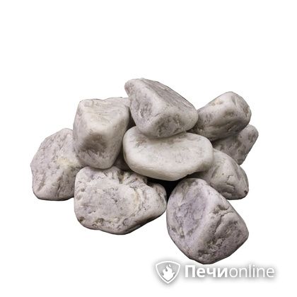 Камни для бани Огненный камень Кварц шлифованный отборный 10 кг ведро в Томске